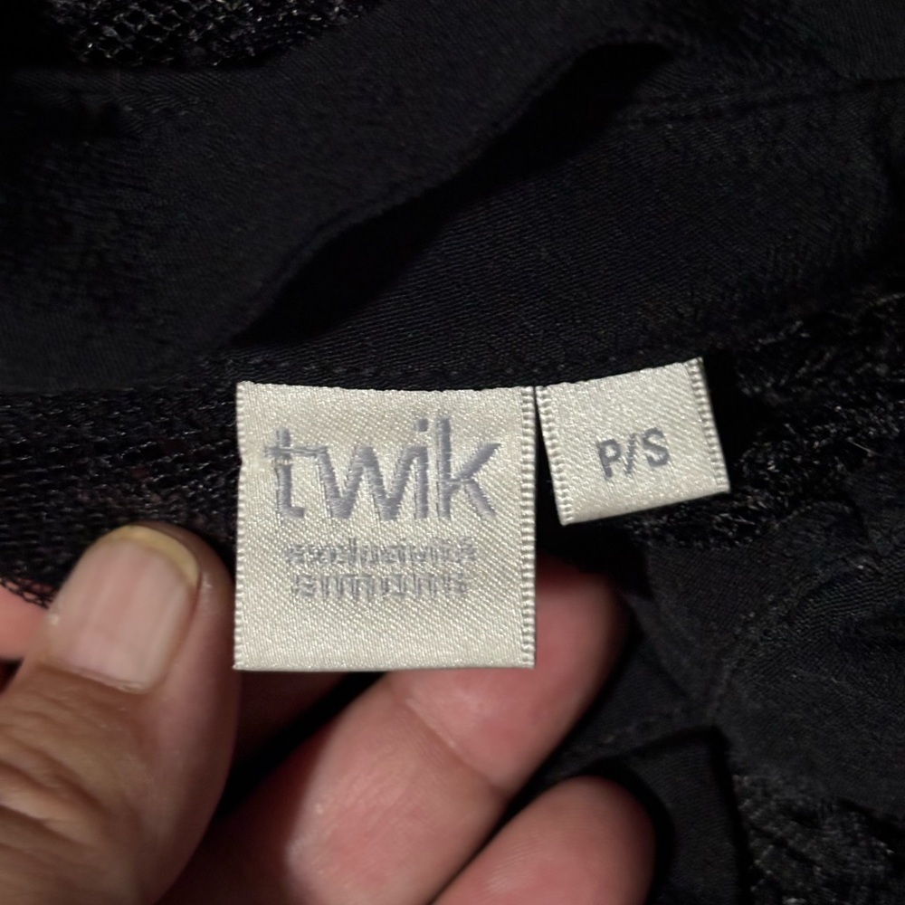 Twik Black Lace Mini Dress #lace #bow #preppy #goth - Picture 9 of 12